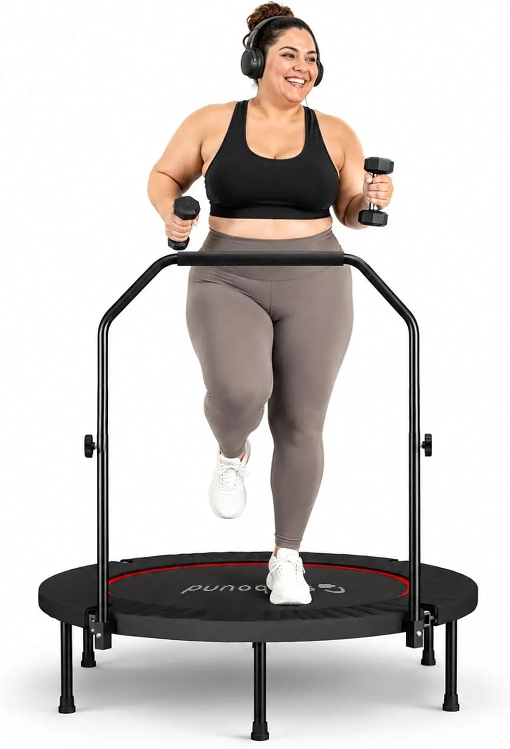 Trampoline Mini Indoor - Trampolino Rebounder per Adulti - Mini