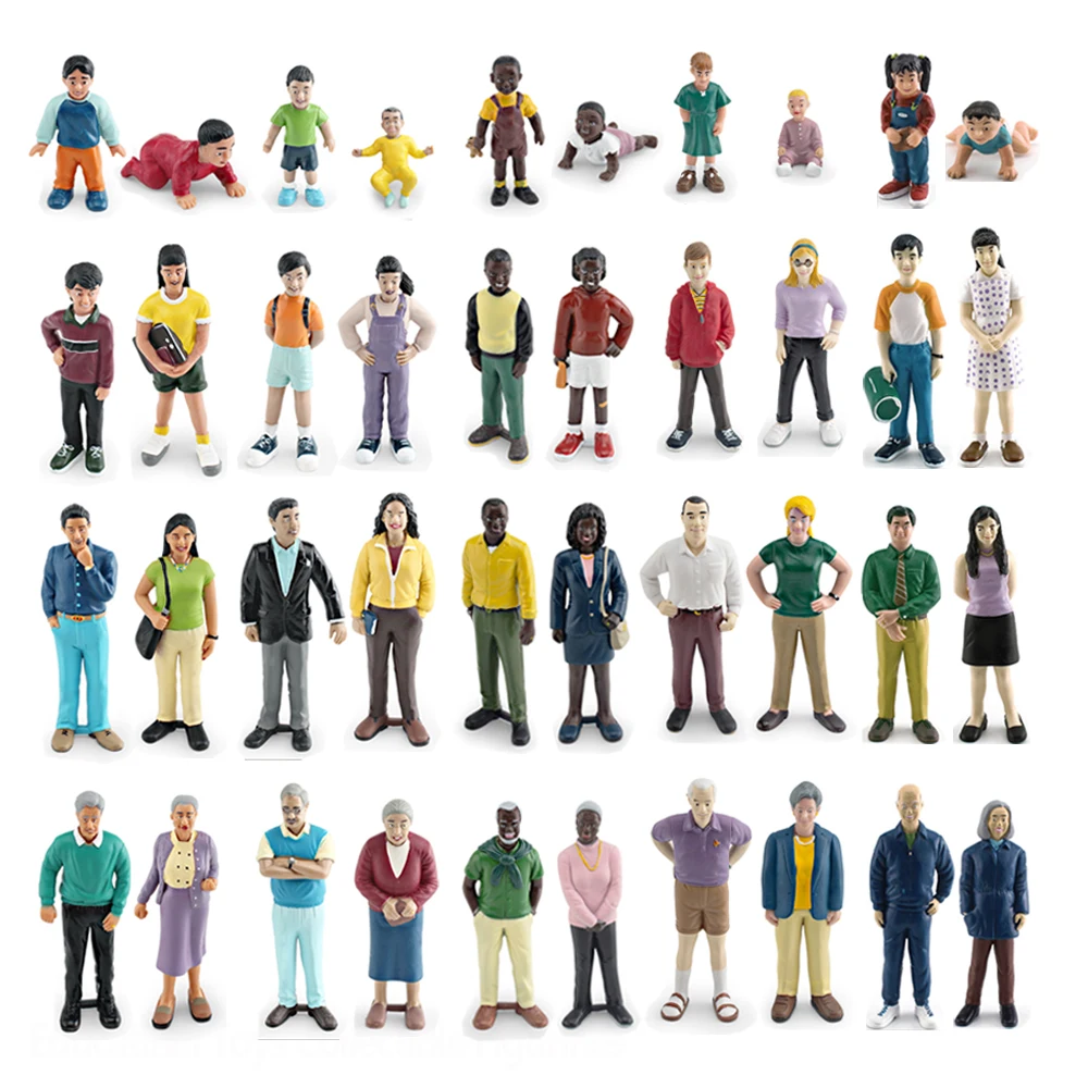 Kids Toys Little People - Figure in miniatura Piccoli membri della