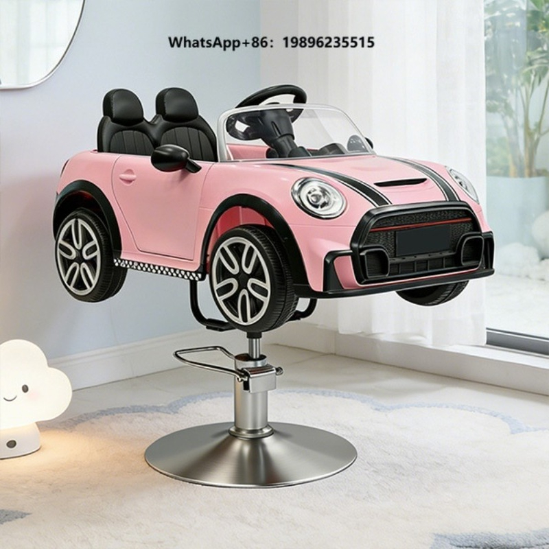 Kids Toys Electric Car - Sedia da Barbiere Idraulica Rosa per