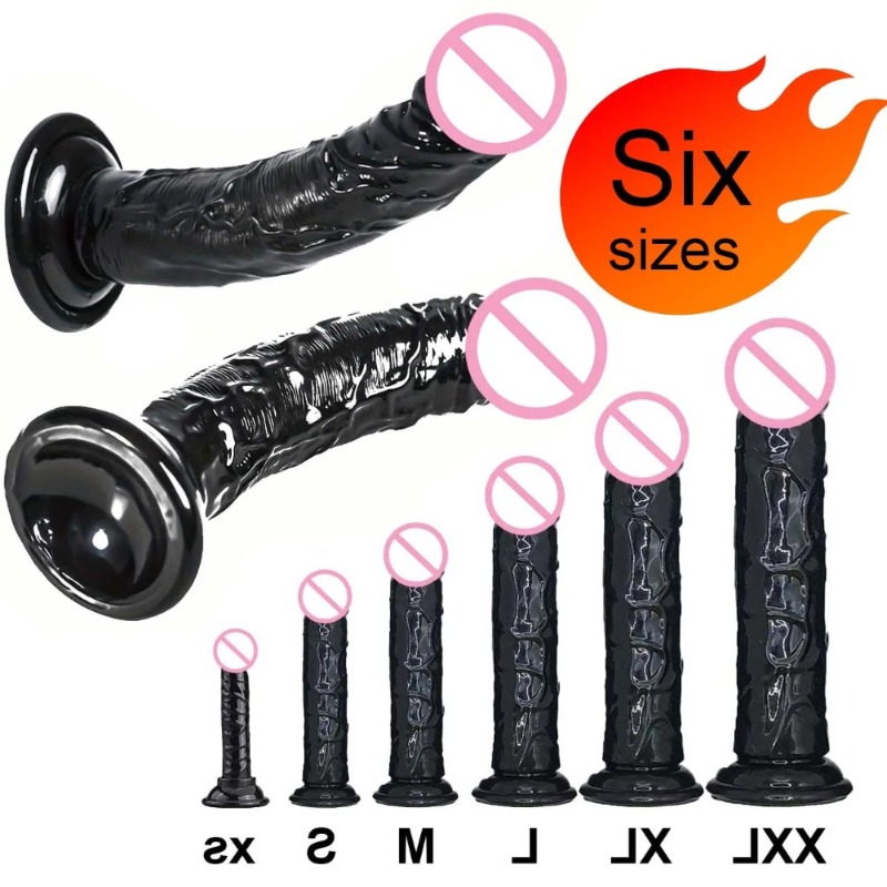 Kids Toys Low Price - Dildo Trasparente Economico in 5 Colori