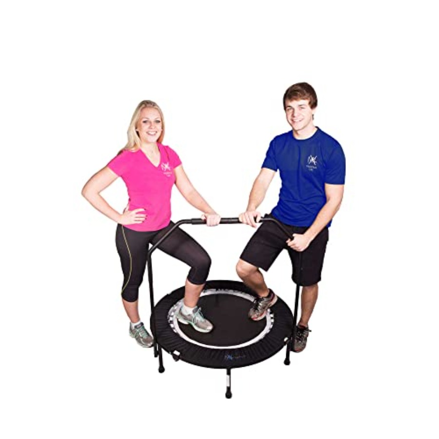 Trampoline Mini Indoor - Maximus PRO Trampolino Pieghevole per Fitness,