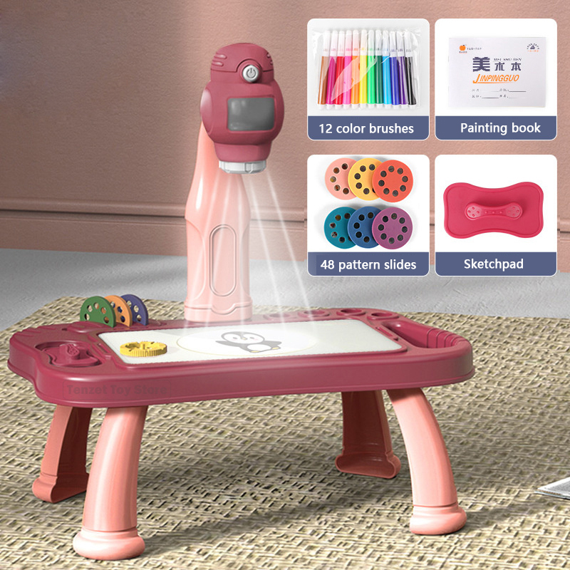 Kids Toys Learning - Proiettore intelligente Set da tavolo per