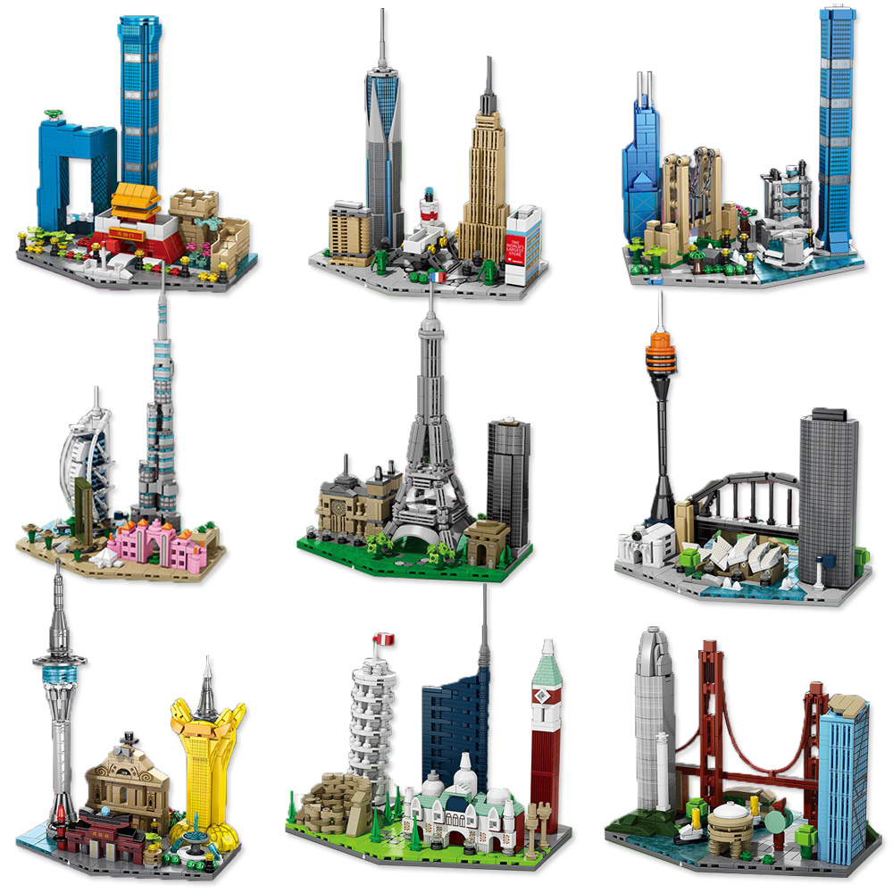 Kids Toys Dubai - Famoso città Skyline Building Blocks Italia