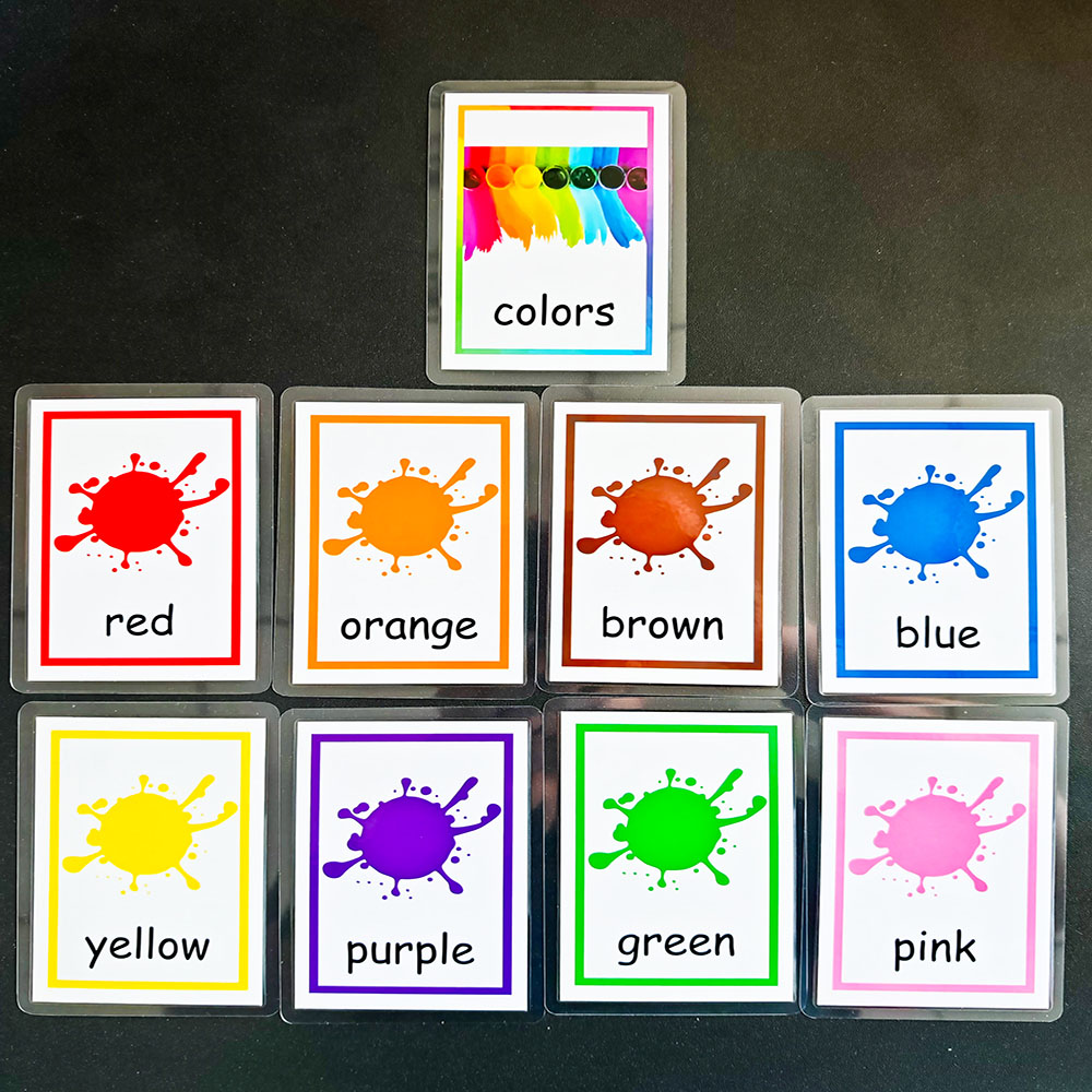Educational Flash Card - Scheda di apprendimento per bambini Montessori