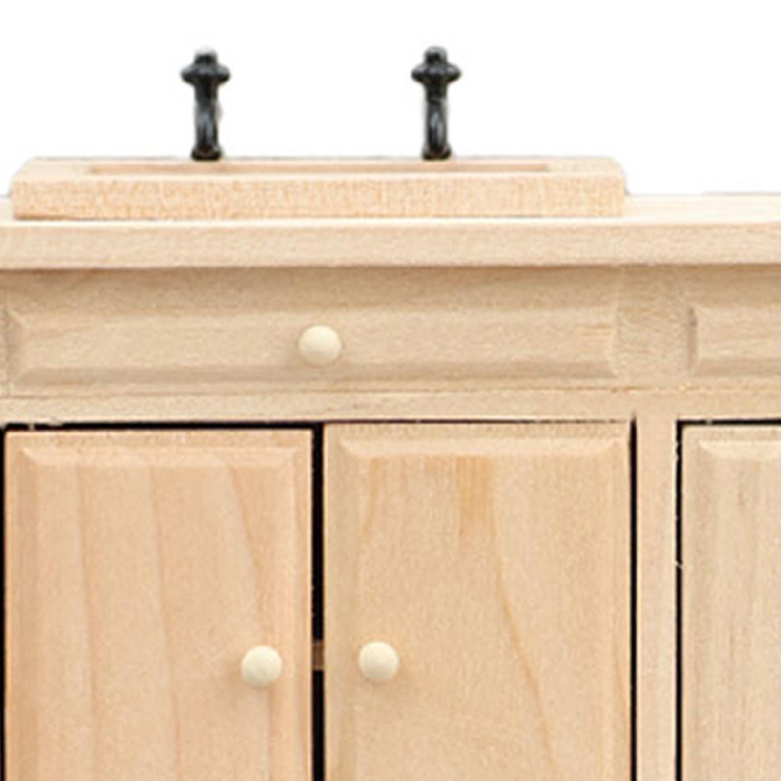 Kids Toys Drawers - Mini Casa delle Bambole Portatile, Mobili