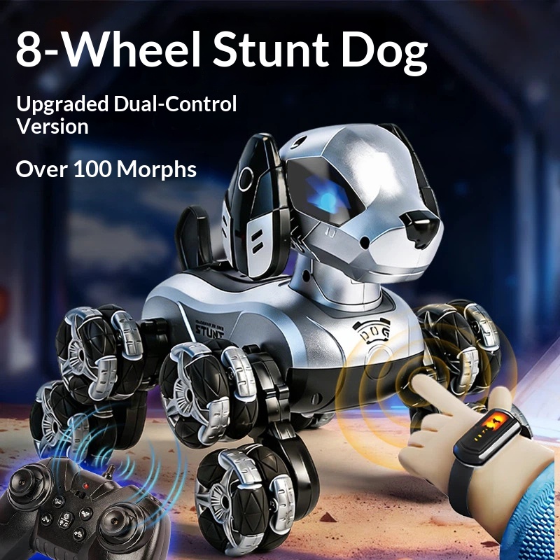 Kids Toys Electric Car - Nuovo Robot Cane Telecomandato RC a