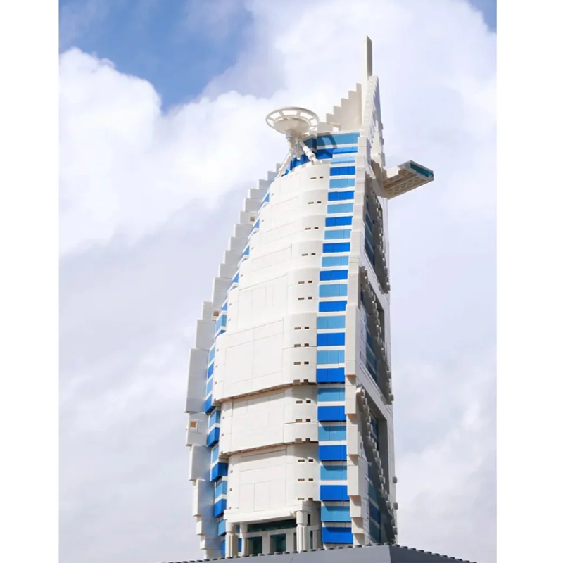 Kids Toys Dubai - Modello di mattoni dell'hotel Burjal Arab,