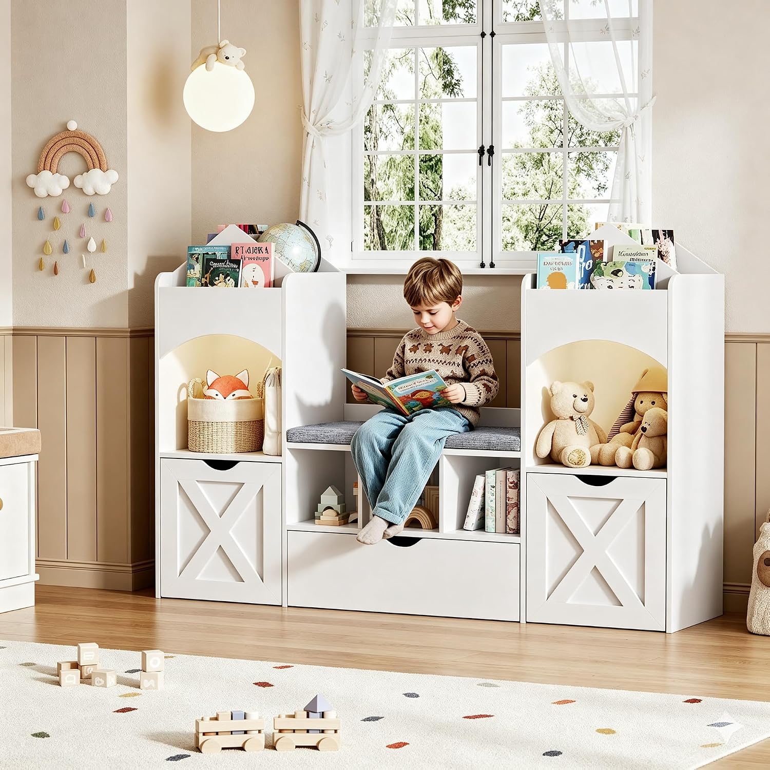 Kids Toys Drawers - Libreria per Bambini a Forma di