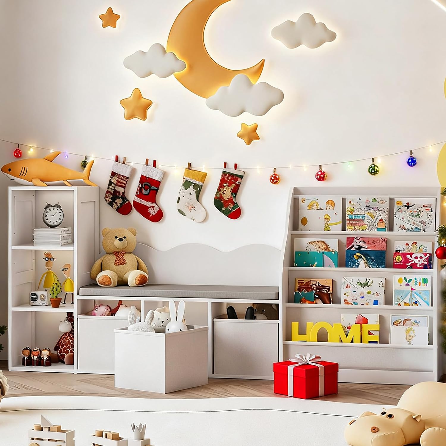 Kids Toys Drawers - Libreria per bambini 3 in 1