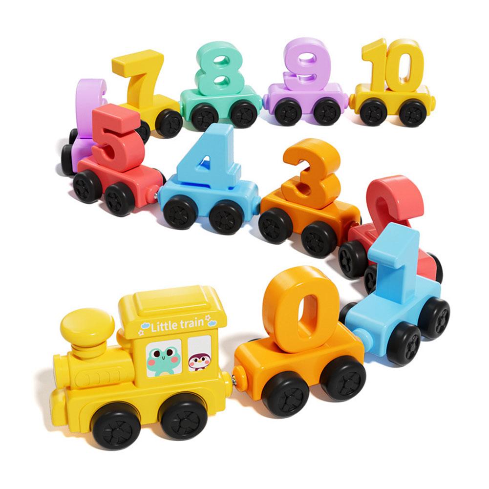 Kids Toys Learning - Set Trenino Educativo Montessori in Legno