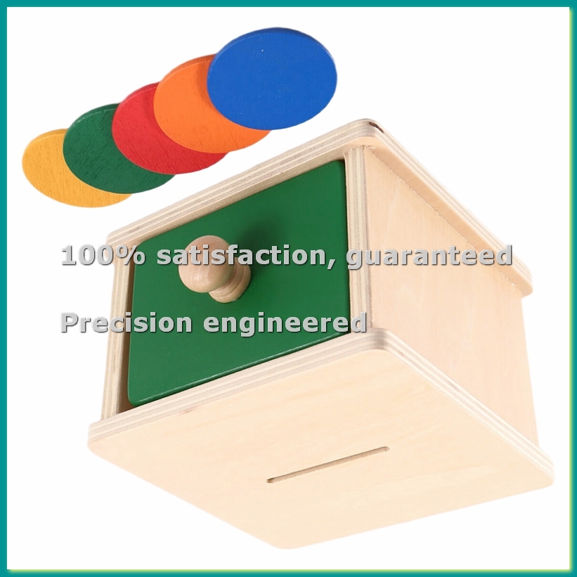 Kids Toys Drawers - Cassetto Portamonete in Legno per Bambini,