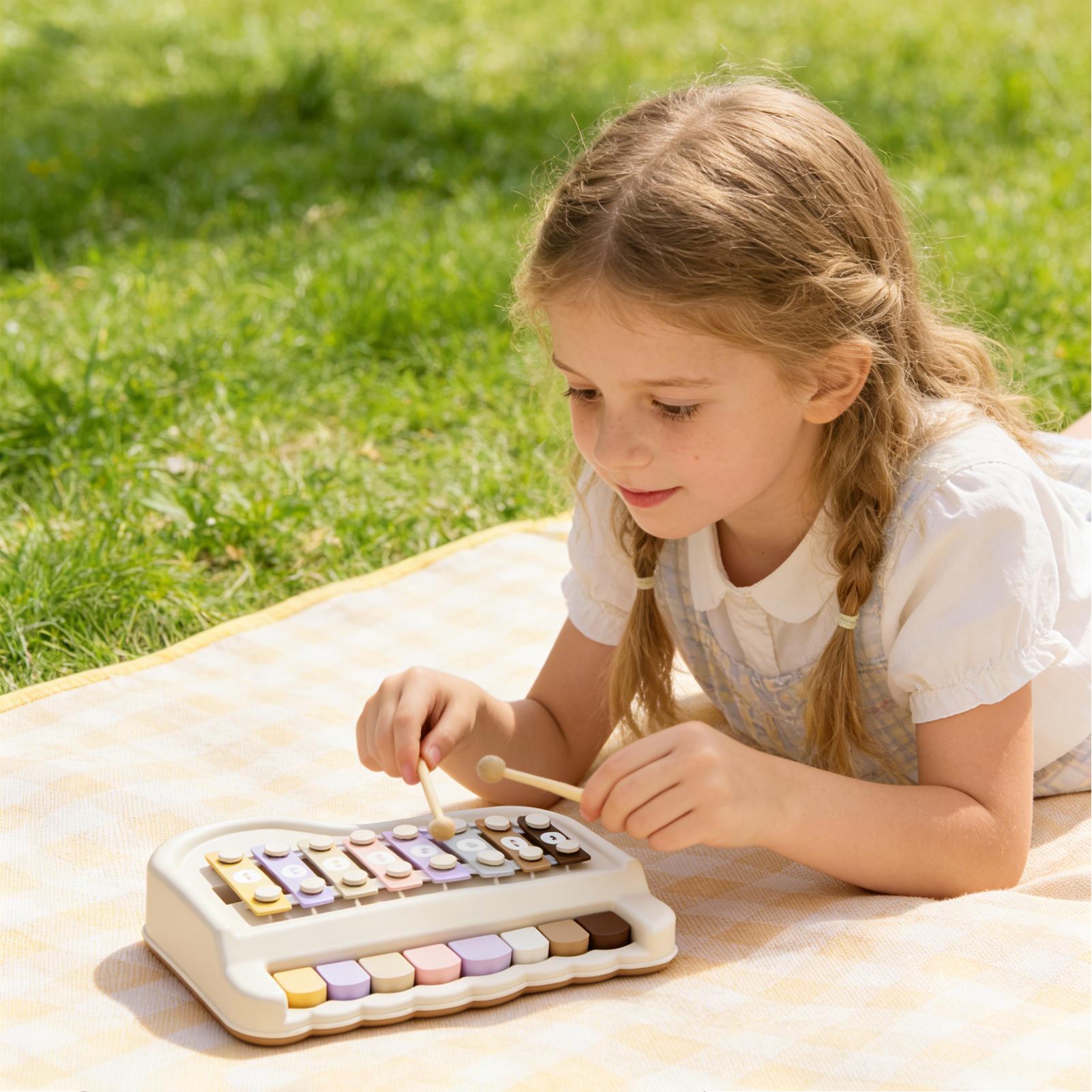 Kids Toys Xylophone - Xilofono a tastiera per bambini, strumento