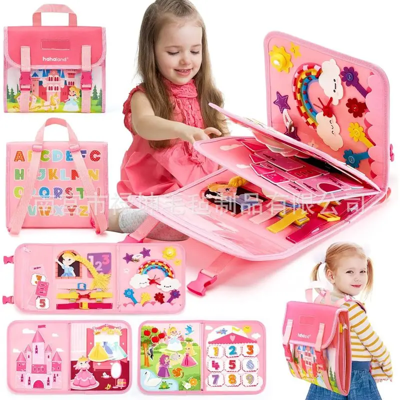 Kids Toys Learning - Tavola delle Attività in Feltro Montessori