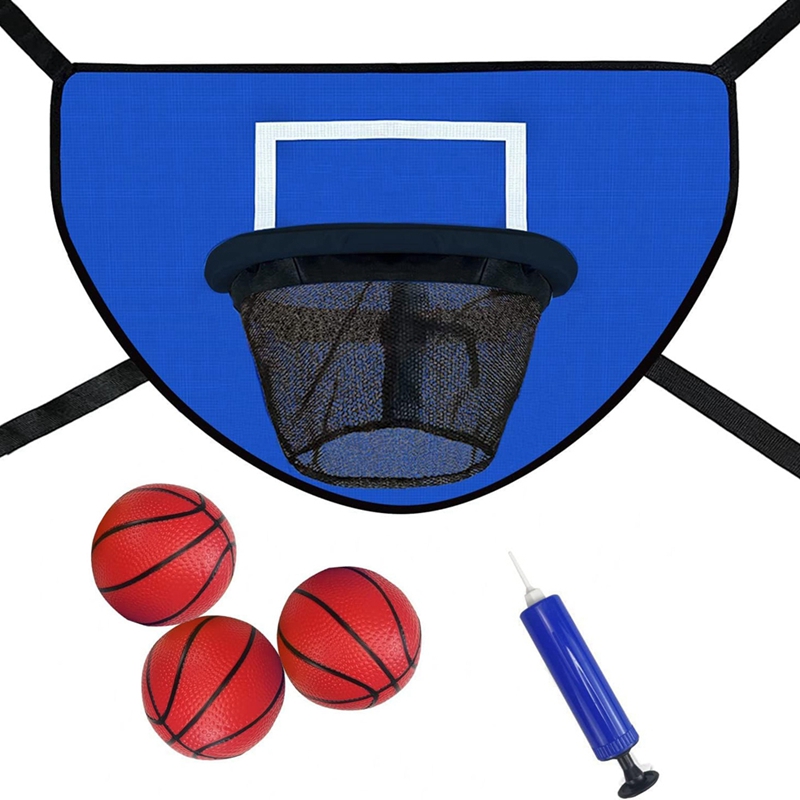 Trampoline Mini Indoor - Kit canestro da basket per trampolino