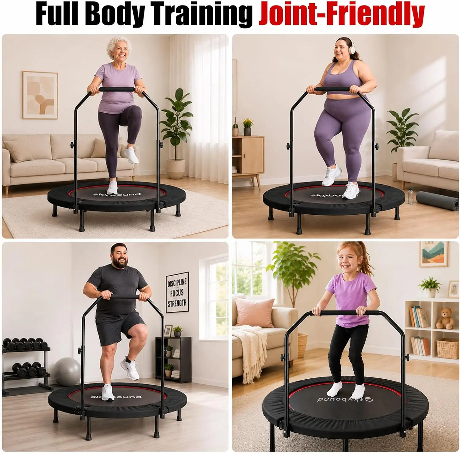 Trampolino Rebounder per Adult - Trampoline Mini Indoor recensione e prezzo