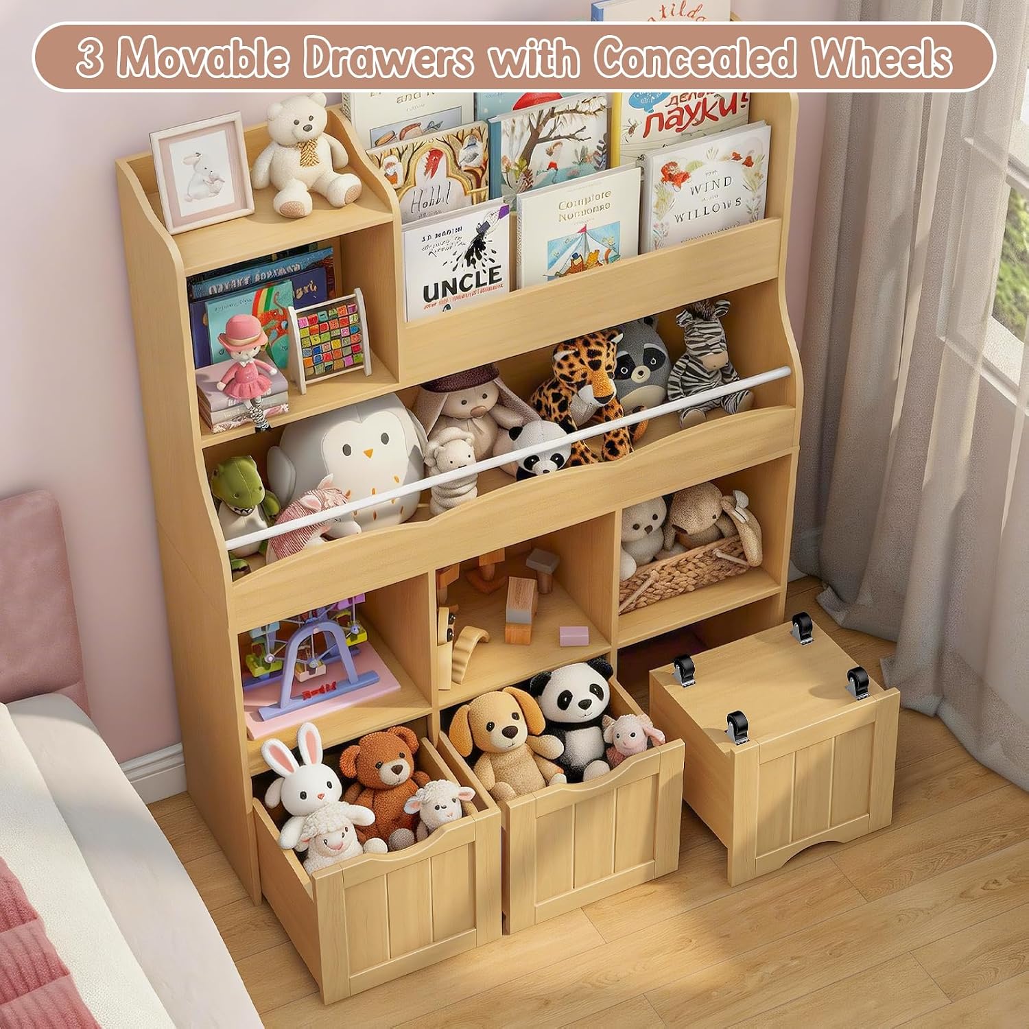 Libreria a 3 Ripiani per Bambi - Kids Toys Drawers recensione e prezzo