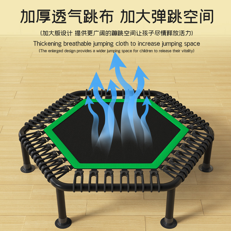 Trampolino elastico esagonale  - Trampoline Mini Indoor recensione e prezzo