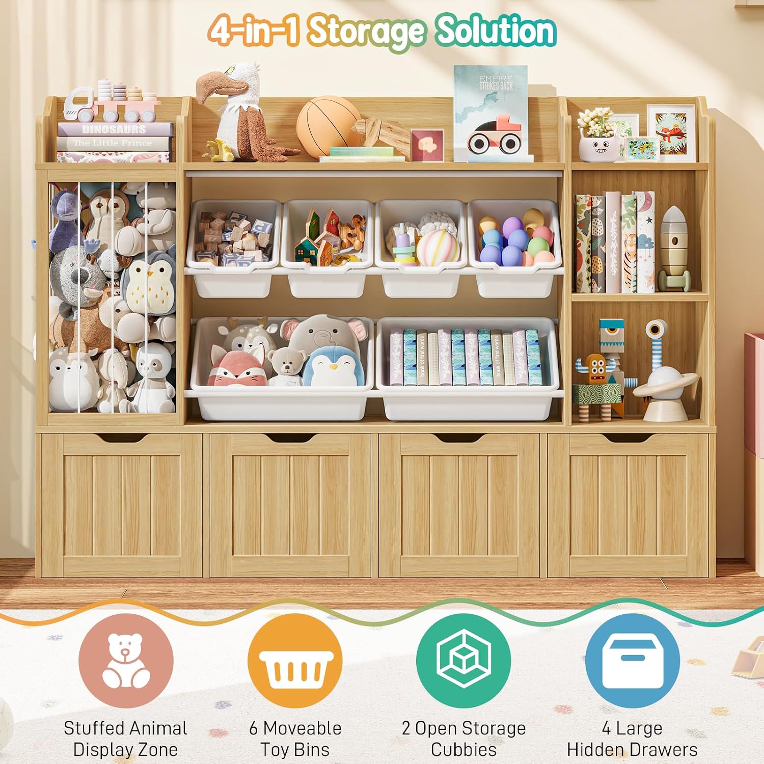 Mobile Libreria per Bambini co - Kids Toys Drawers recensione e prezzo