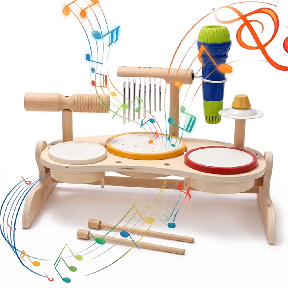 Set di Tamburi in Legno per Ba - Kids Toys Xylophone recensione e prezzo