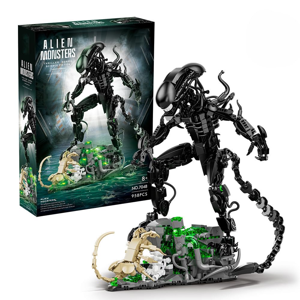 958PCS Alien Monsters Building - Xenomorph Kids Toys recensione e prezzo