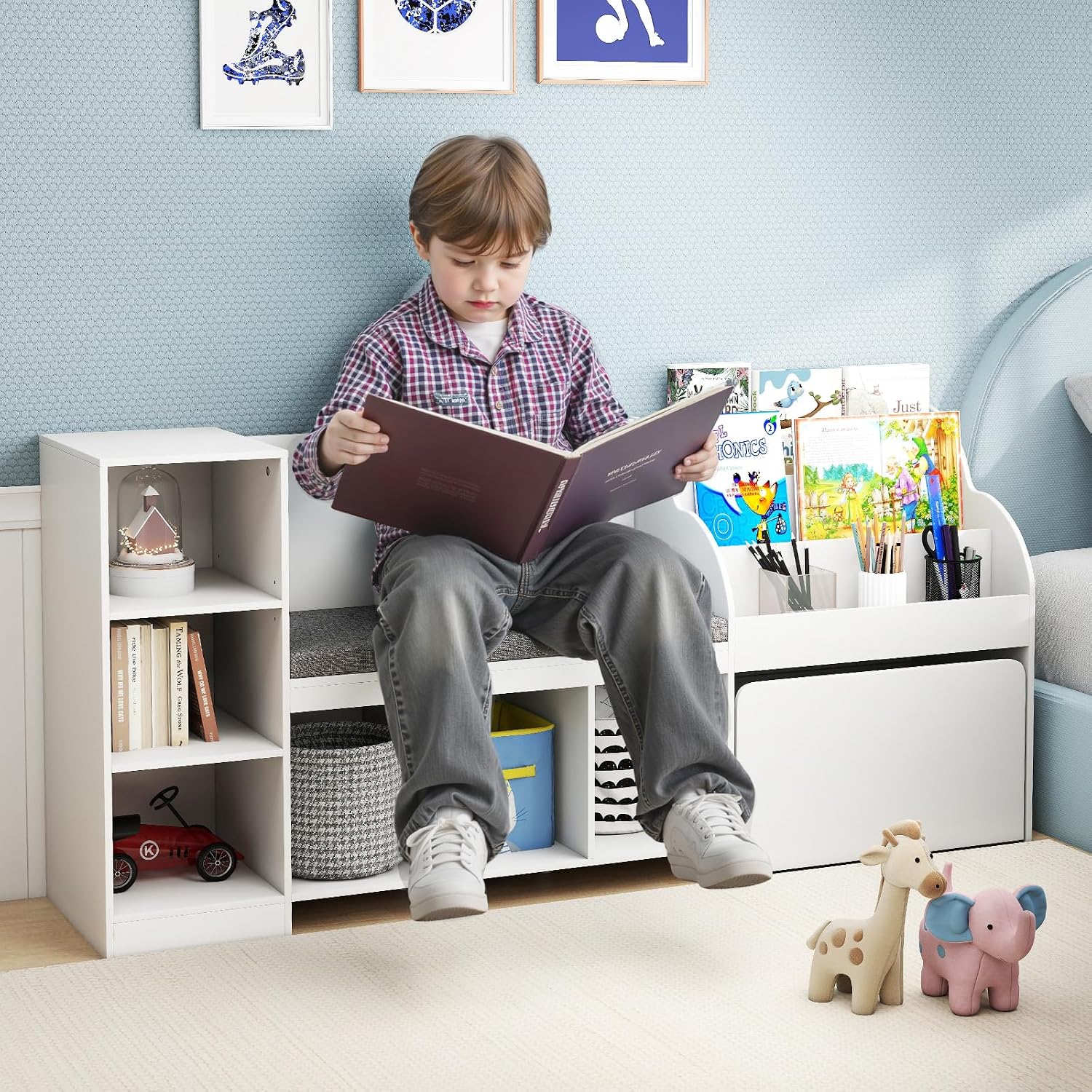 Libreria per bambini con angol - Kids Toys Drawers recensione e prezzo